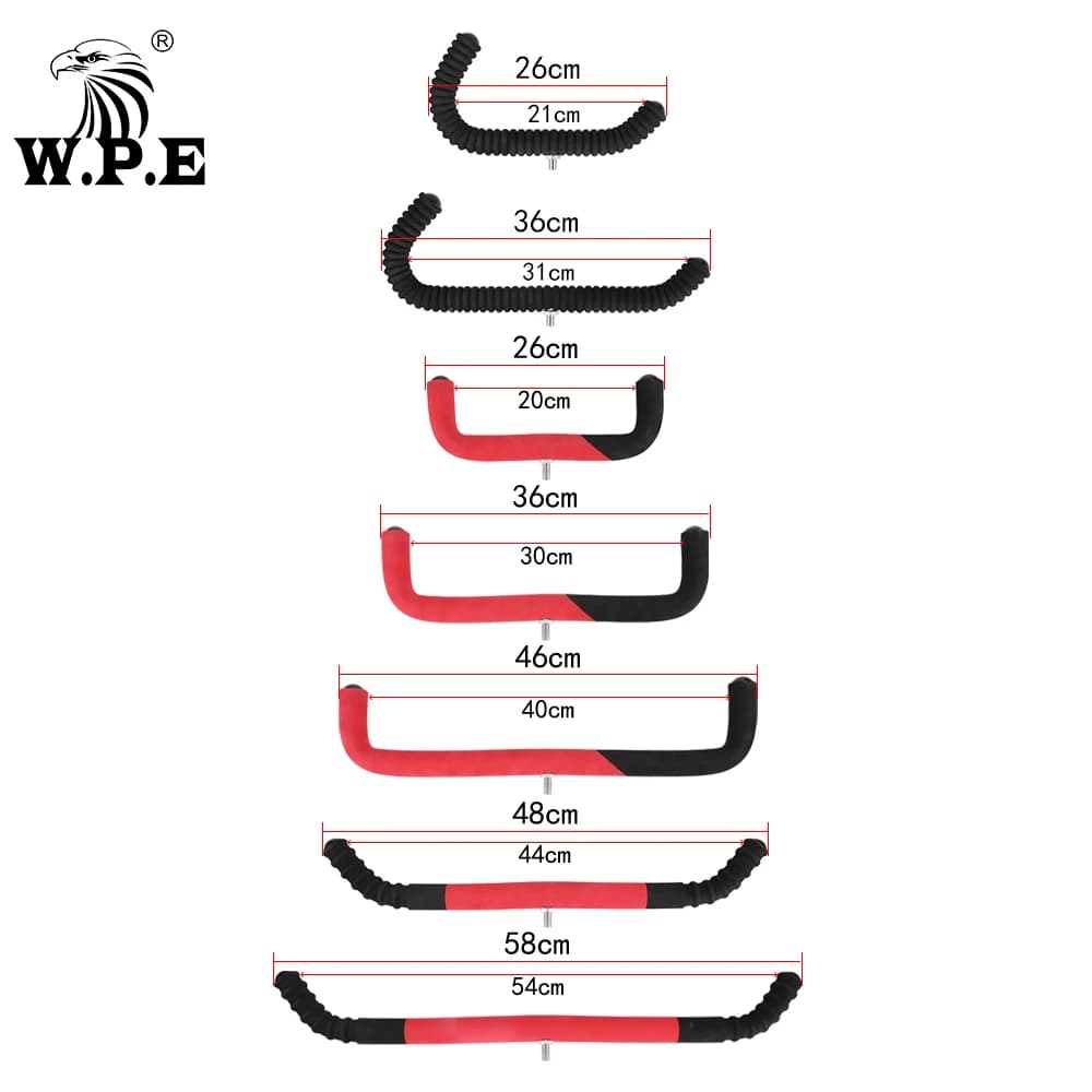 Support de canne à pêche feeder W.P.E réglable 26-60cm avec base EVA pour pêche au feeder confortable