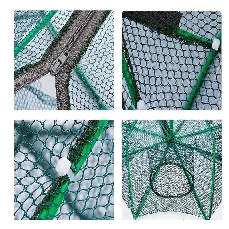 Piège pliable crabe écrevisse poisson pour pêche en rivière étang filet casting amorce