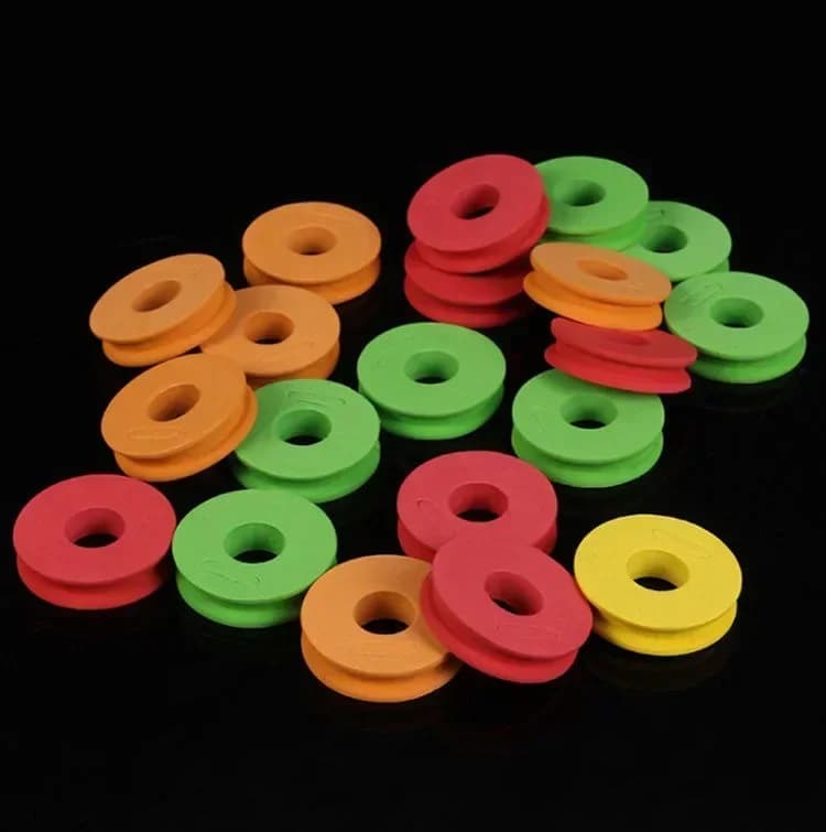Bobines en mousse EVA pour rangement hameçons et lignes - Organisation accessoires pêche