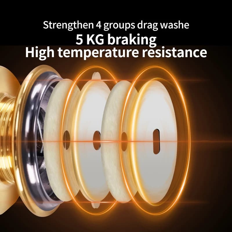 Moulinet de pêche spinning mini DEUKIO 1000 roulement fluide frein 5kg pour pêche légère en eau douce