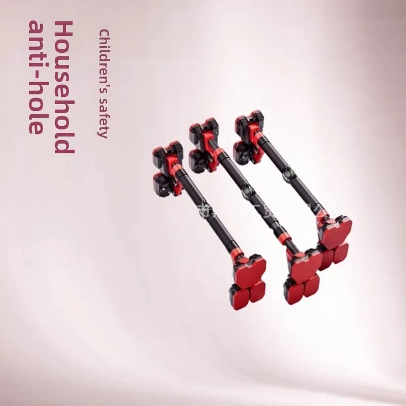 Barre horizontale Able 2025 pour enfants - Installation sans perçage - Anneaux de suspension mur et porte