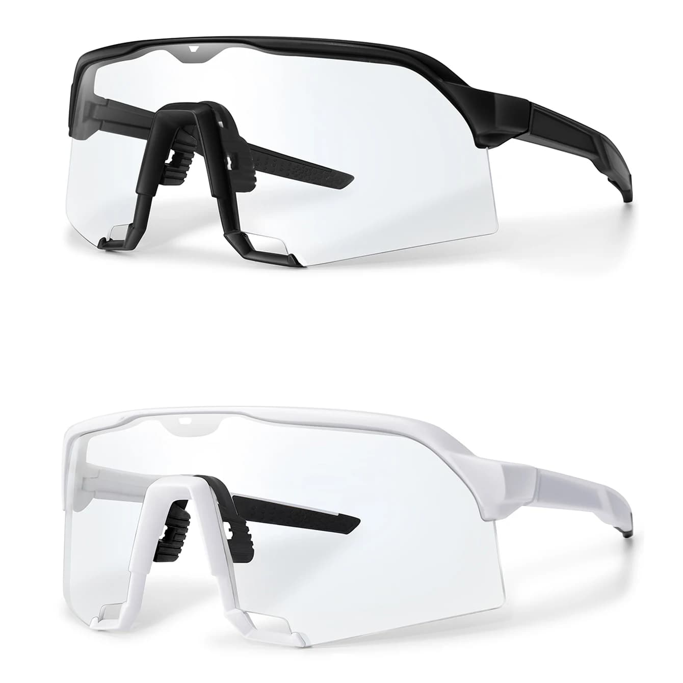 Lunettes photochromiques pour pêche et vélo - Hommes et femmes - Protection vent et UV400