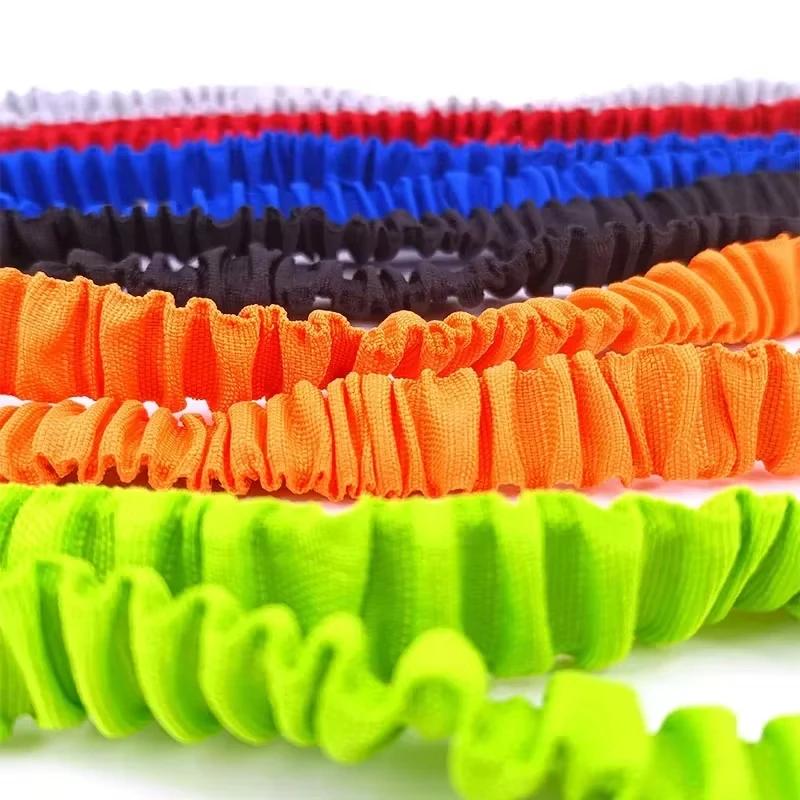 Laisse réglable pour pagaie de kayak élastique - Cordon spiralé avec crochet de sécurité pour bateau et perche