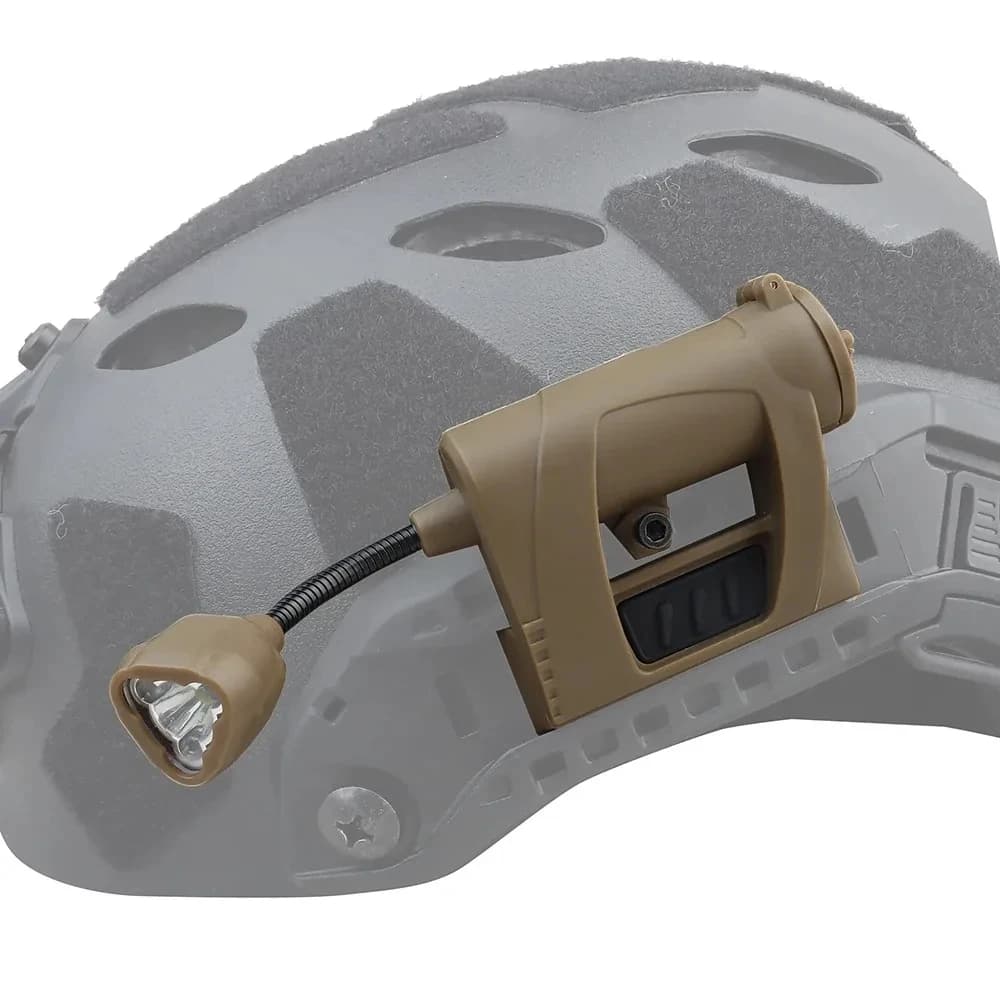 Lampe casque tactique éclairage laser nuit - Accessoire chasse pêche cyclisme équipement outdoor