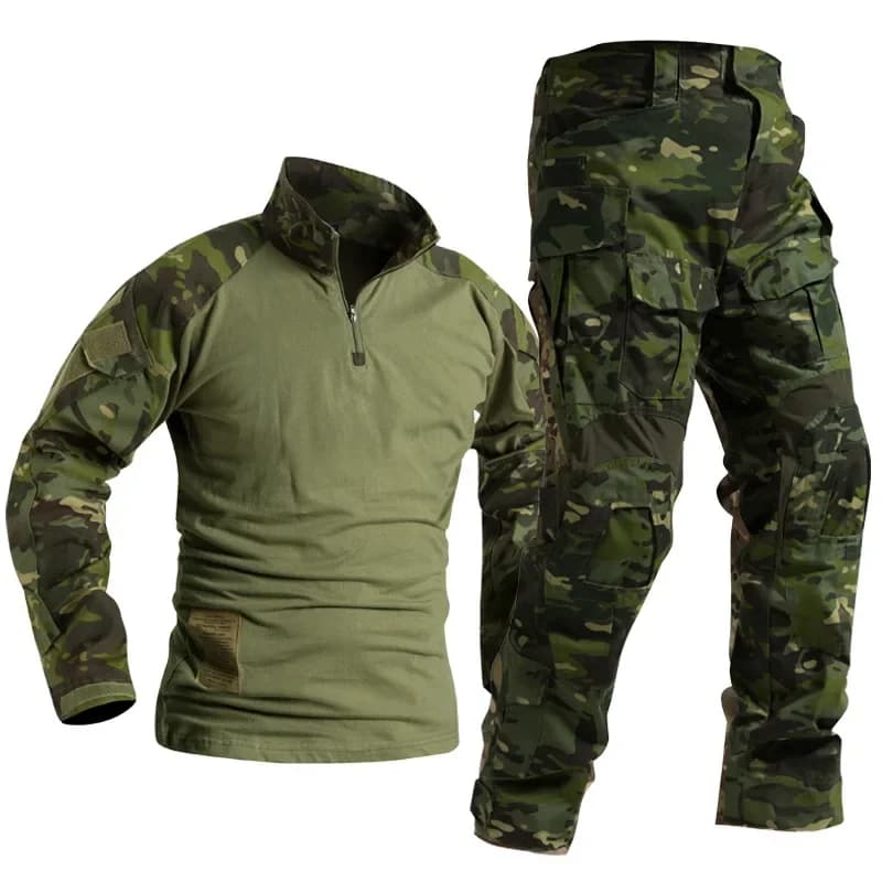 Uniforme camouflage rip-stop G3 pêche airsoft pantalon cargo multicam shirt randonnée