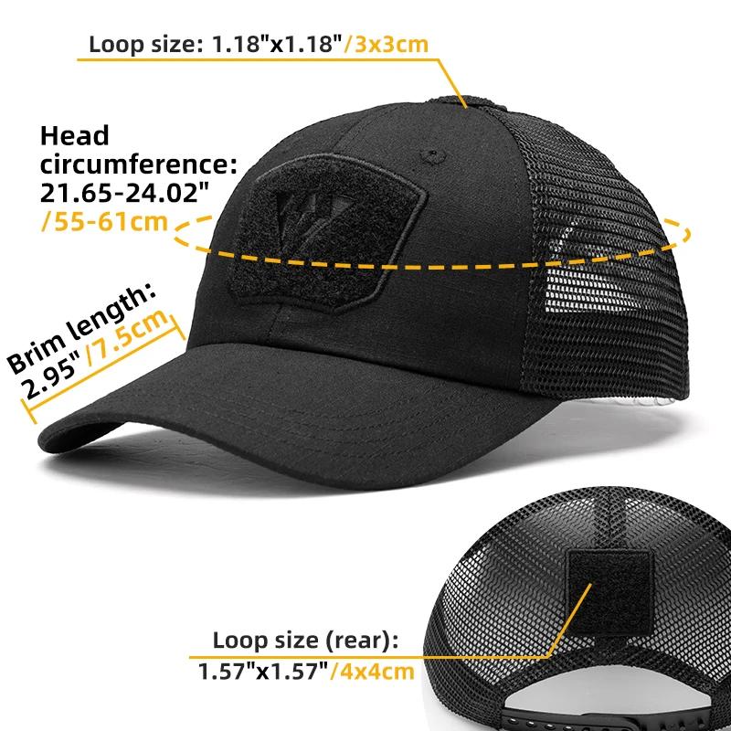 Casquette tactique IDOGEAR mesh respirante protection solaire légère pour pêche outdoor quotidienne
