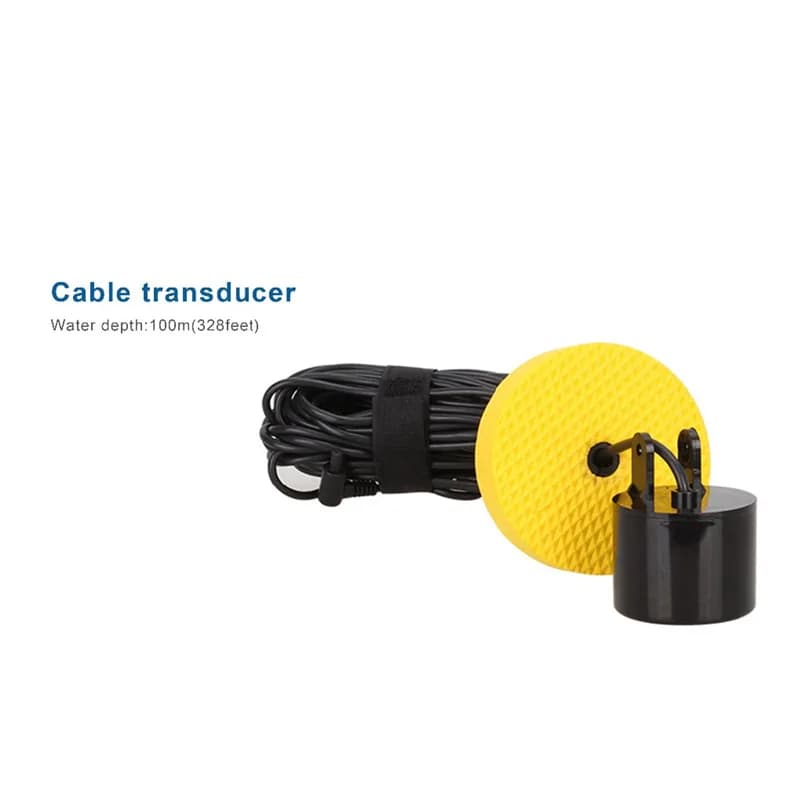 Détecteur poissons portable Lucky FF718LIC sans fil capteur sonar alarme profondeur 2-en-1 pêche