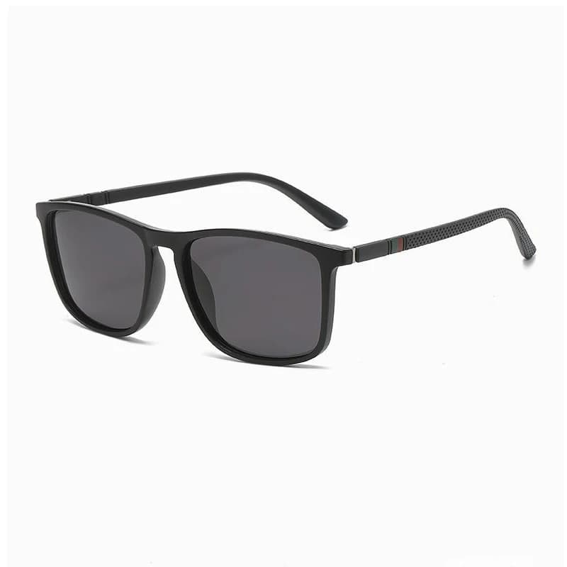 Lunettes de soleil carrées UV400 pêche anti-éblouissement - Lot 2/3 paires été voyage