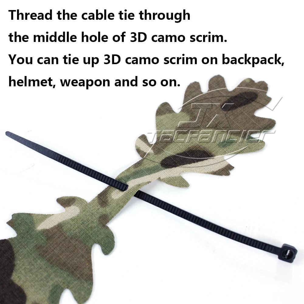 Kit camouflage 3D pour casque de pêche - Filet de dissimulation découpé au laser pour pêche discrète