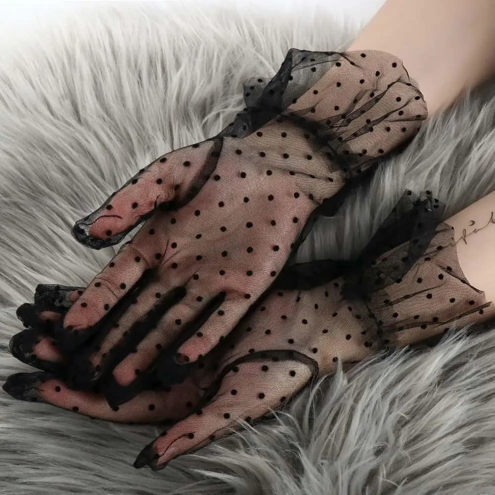 Gants dentelle pêche élégants - accessoire mode pour pêcheuses et événements pêche
