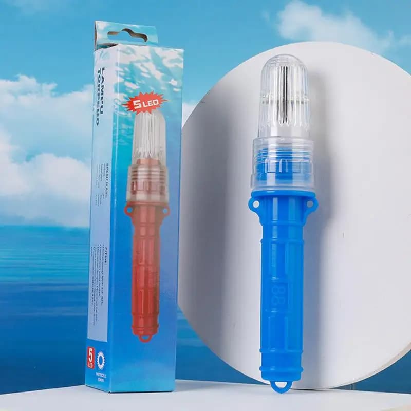 Fusées électroniques marines LED flottantes étanches pour pêche nocturne et sécurité d'urgence en bateau