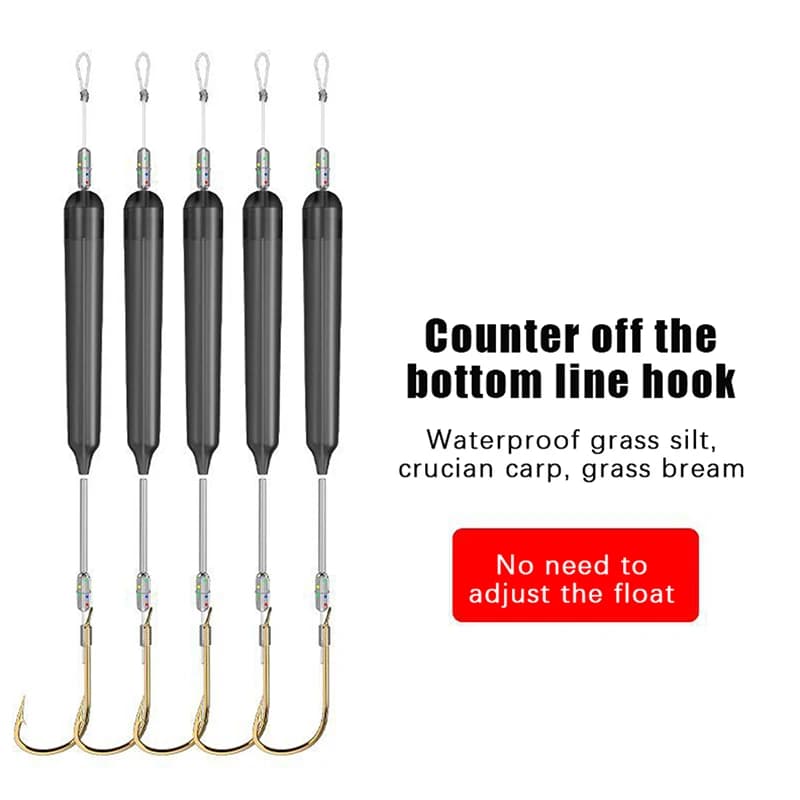 Hameçon double pêche leurre vivant avec base anti-séparation argentée et barbe double - Acier haute teneur en carbone