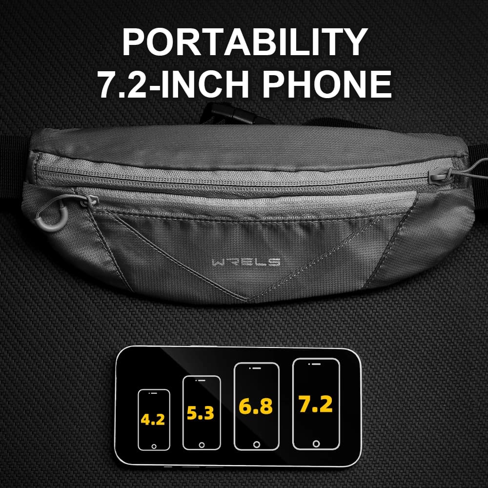Ceinture running étanche pêche - Sac banane sport marathon jogging cyclisme téléphone pêcheur