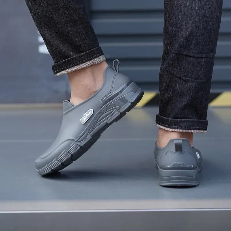 Bottes de pluie homme mode courtes antidérapantes extérieur résistantes chef construction