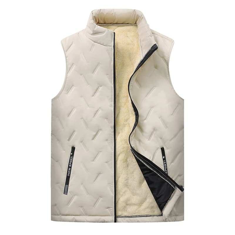 Gilet épais velours mouton pour couple grandes tailles - veste chaude mode décontractée