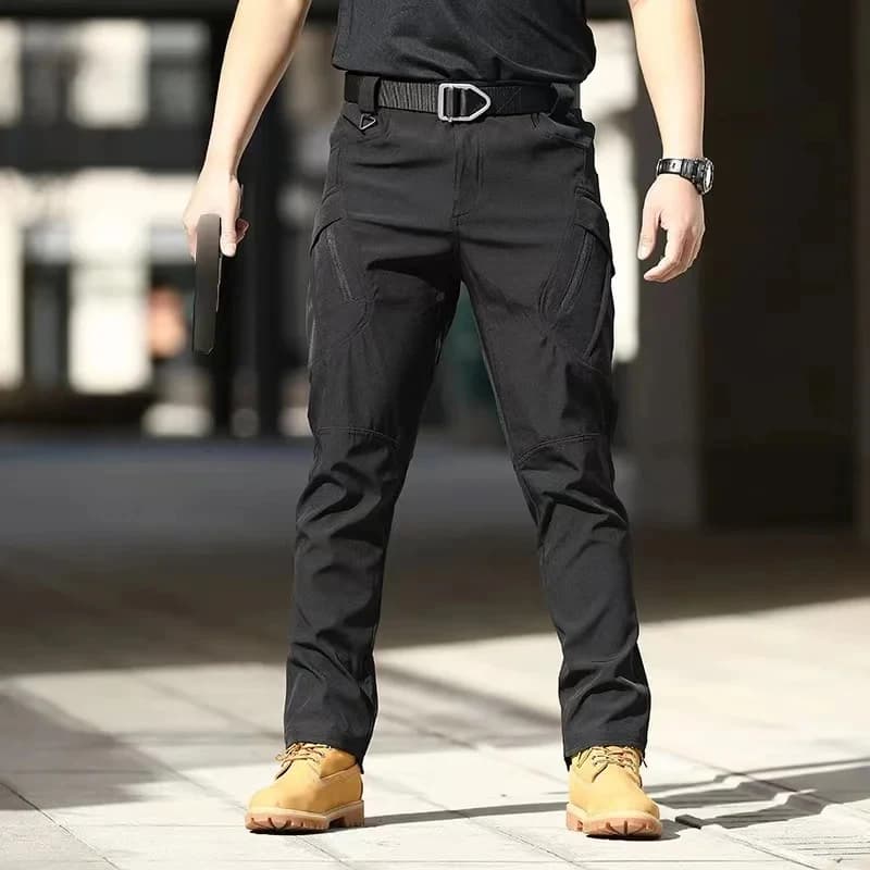 Pantalon tactique automne homme pêche travail cargo imperméable multi-poches résistant camouflage
