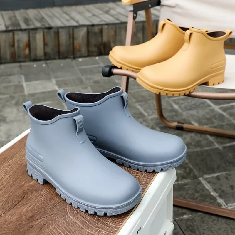 Bottes de pluie courtes style coréen homme pêche légères respirantes antidérapantes outdoor