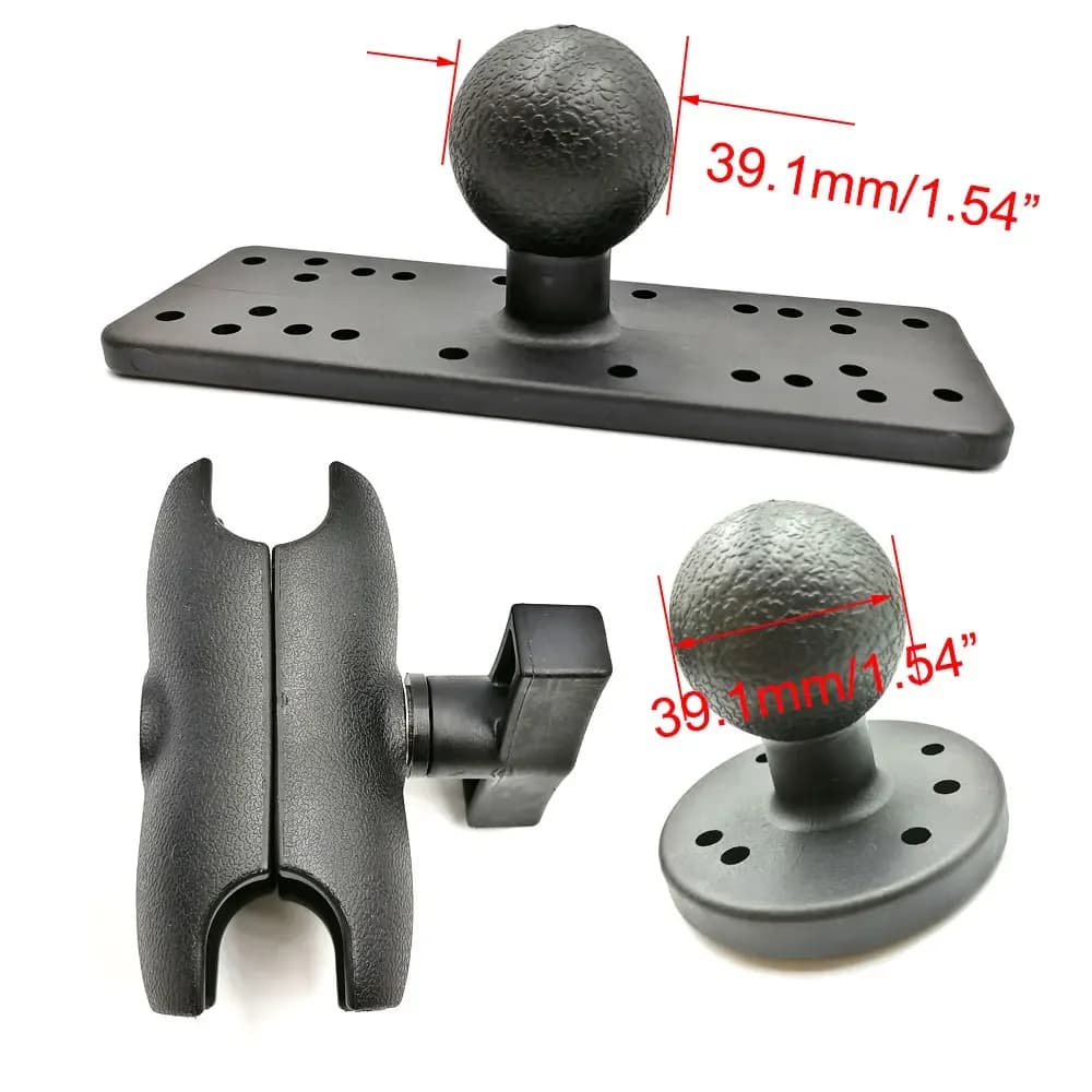 Support rotatif universel pour sondeur de pêche - Plateau pivotant 360° pour GPS et fish finder