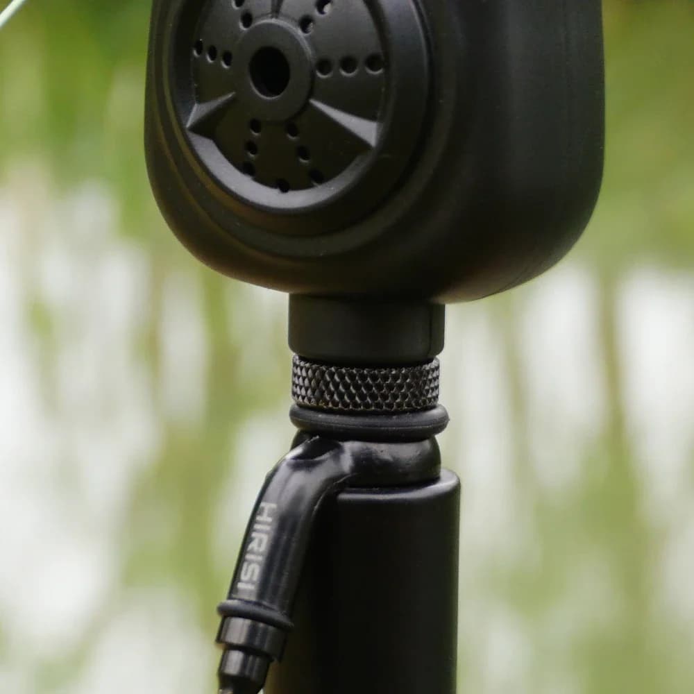 Alarme de touche feeder Hirisi avec contrôle volume, tonalité, sensibilité et indicateur LED N37 pour carpe