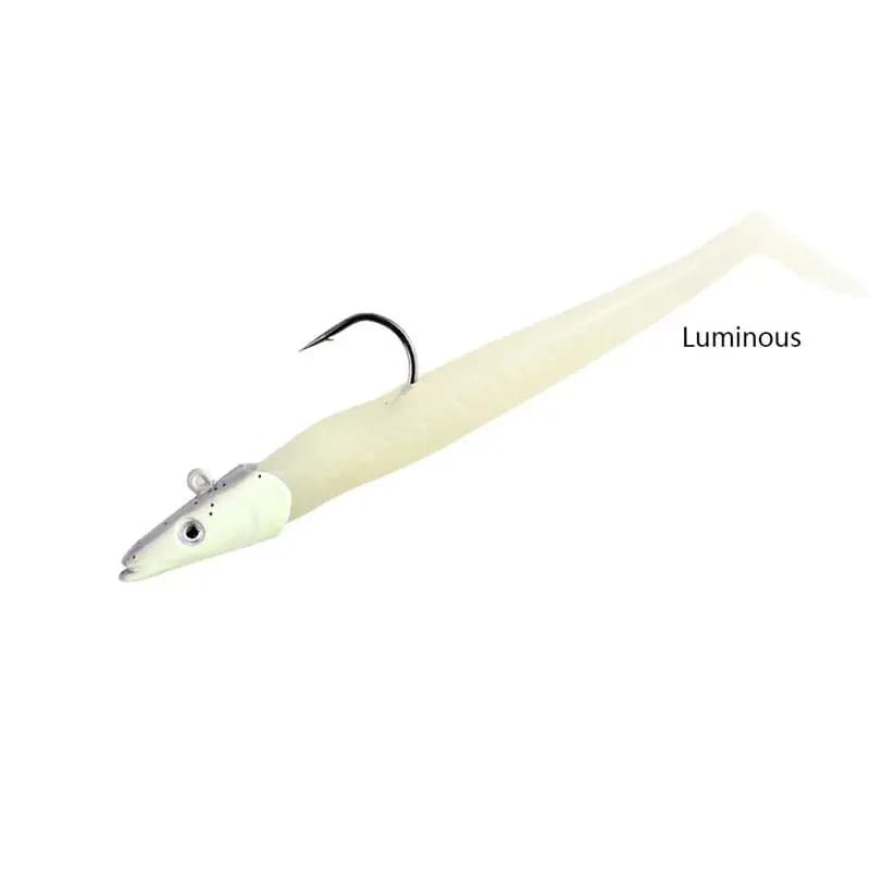 Leurre souple avec tête plombée 19g 22g 34g pour la pêche en mer et surfcasting