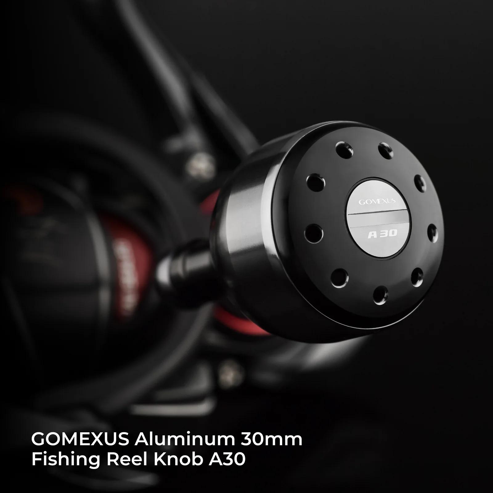 Poignée aluminium Gomexus 30mm pour moulinet Shimano Stradic Daiwa Stella réglage personnalisé