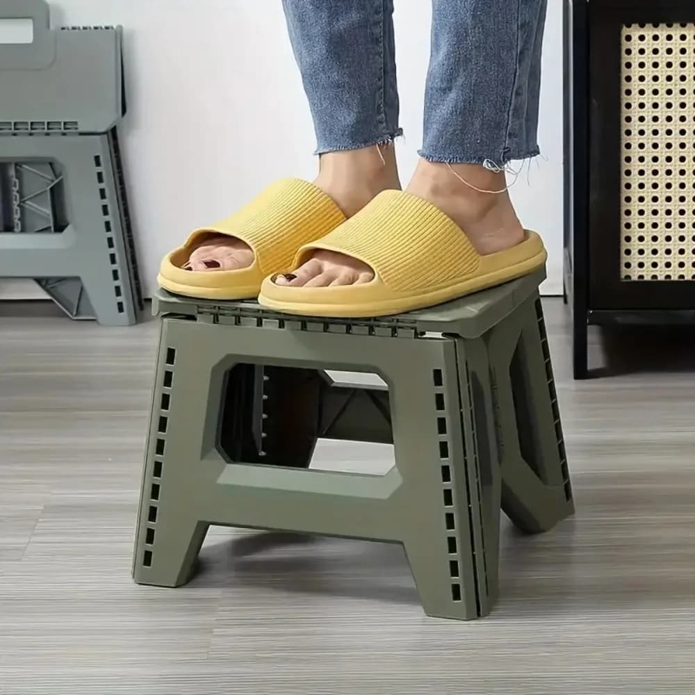 Tabouret pliant épais anti-chute pêche camping portable extérieur banc pliable