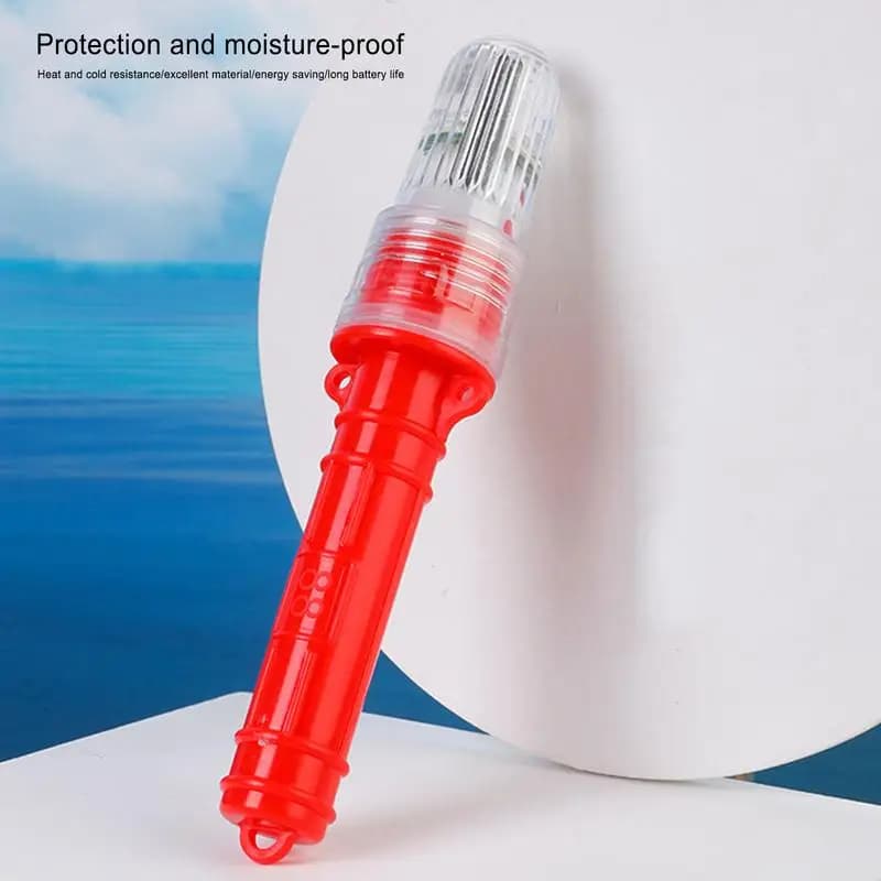 Fusées électroniques marines LED flottantes étanches pour pêche nocturne et sécurité d'urgence en bateau