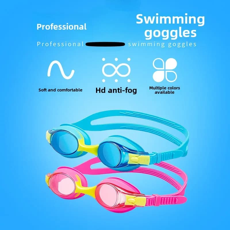 Lunettes de natation enfants durables HD anti-buée pour protection oculaire optimale