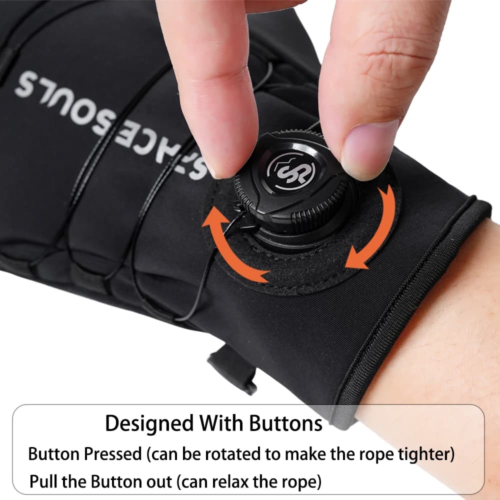 Nouveaux gants d'hiver unisexes coupe-vent écran tactile pêche running ski vélo
