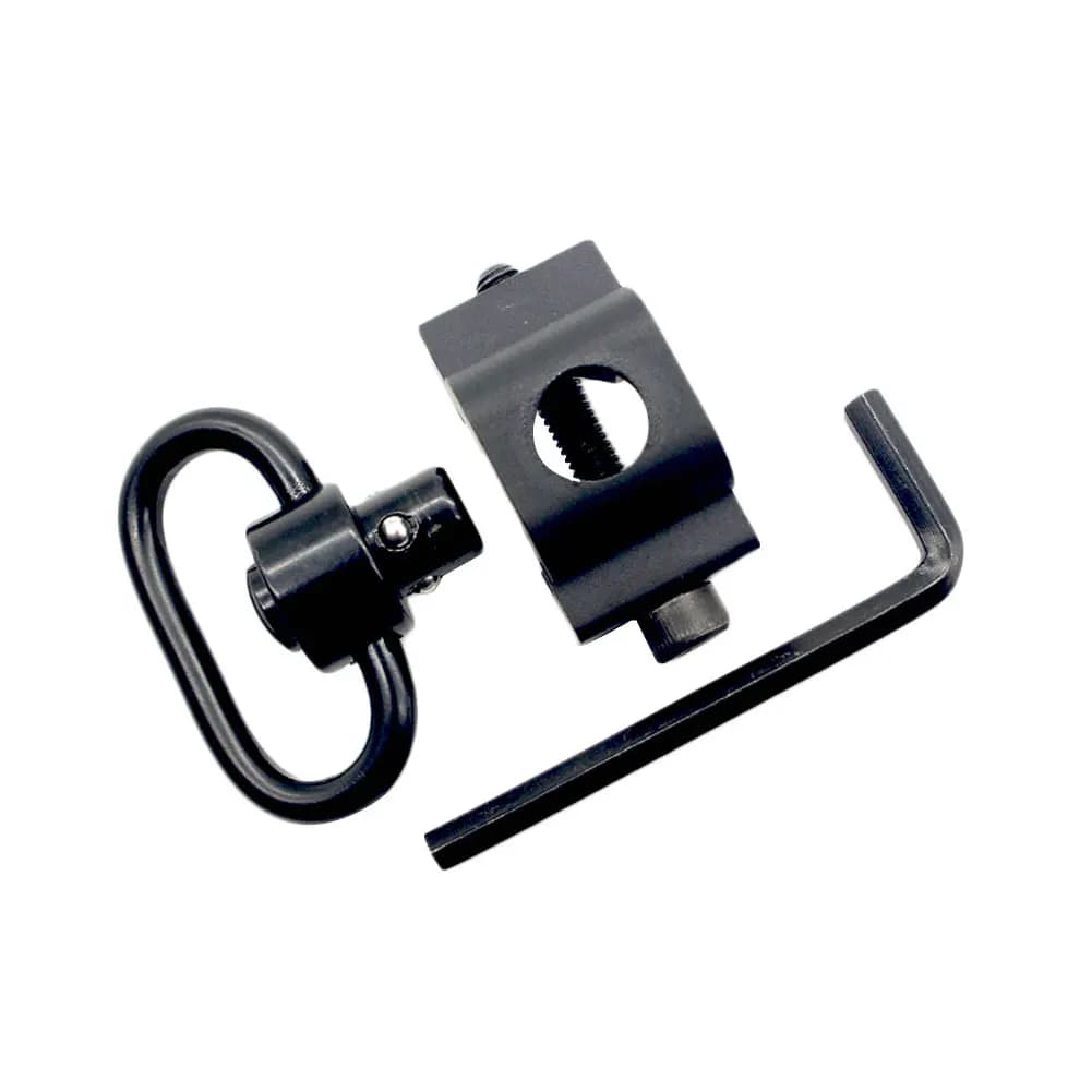 Adaptateur Quick Detach pour élingue - Montage sur rail Weaver/Picatinny 20mm - Pour chasse et tir