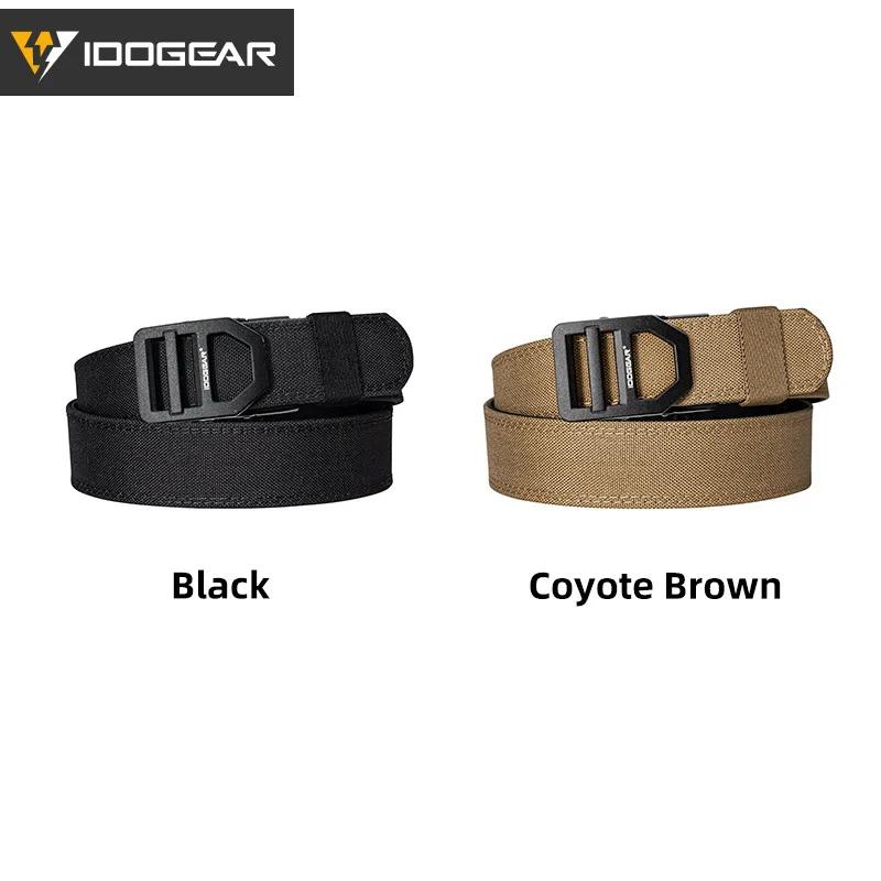 Ceinture tactique IDOGEAR 1.5 pouces rigide avec boucle ratchet pour IPSC USPSA IDPA