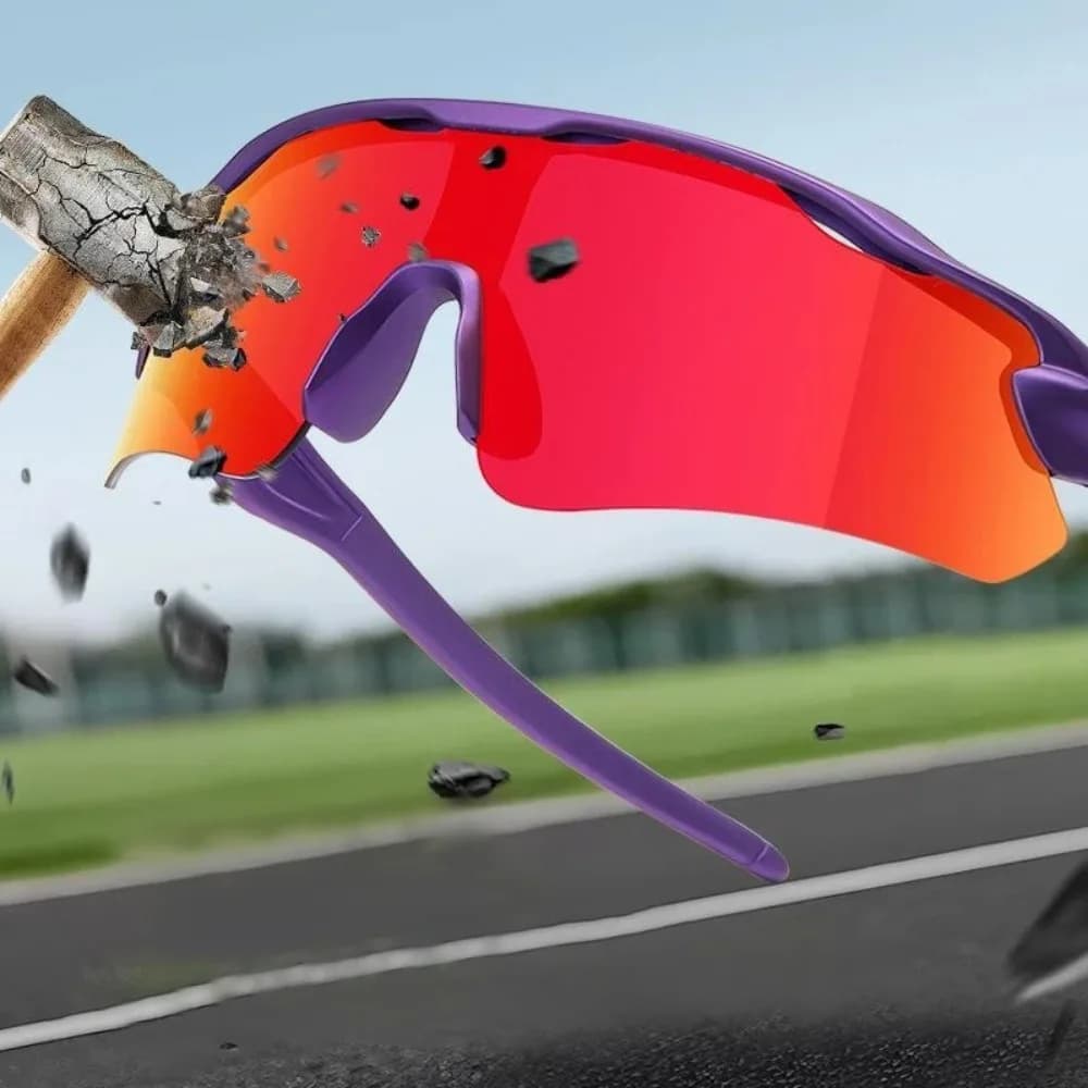 Lunettes de soleil polarisées HD pour homme - Conduite vélo pêche - Protection UV complète activités outdoor