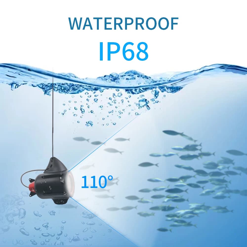 Caméra pêche sur glace 7 pouces 24 LEDs détecteur poissons hiver carpe accessoires pêche froide