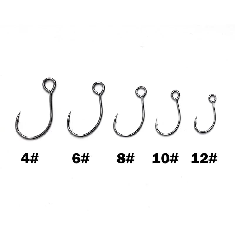 10 hameçons simples ORIGIN S55m taille 6 à 12 - Acier haute carbone pour pêche précise