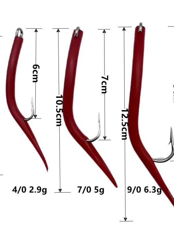 Leurres TPE 4 pièces pour pêche au cabillaud et anguille - Jig tube avec plume et hameçon octopus