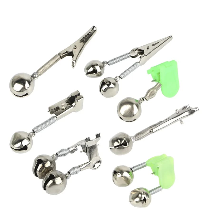 Cloches alarmes multicolores pour canne à pêche carpe - 10 pièces NGB - Accessoires feeder et top tip