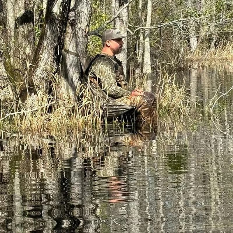 Chaise hamac camouflage pêche portable légère - Siège suspendu arbre pliant pour camping nature