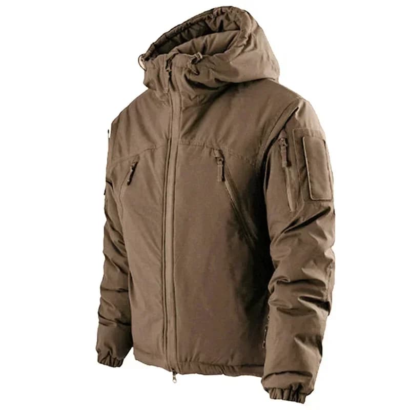 Veste tactique hiver 2.0 imperméable coupe-vent - Vêtement chaud rembourré coton pour homme