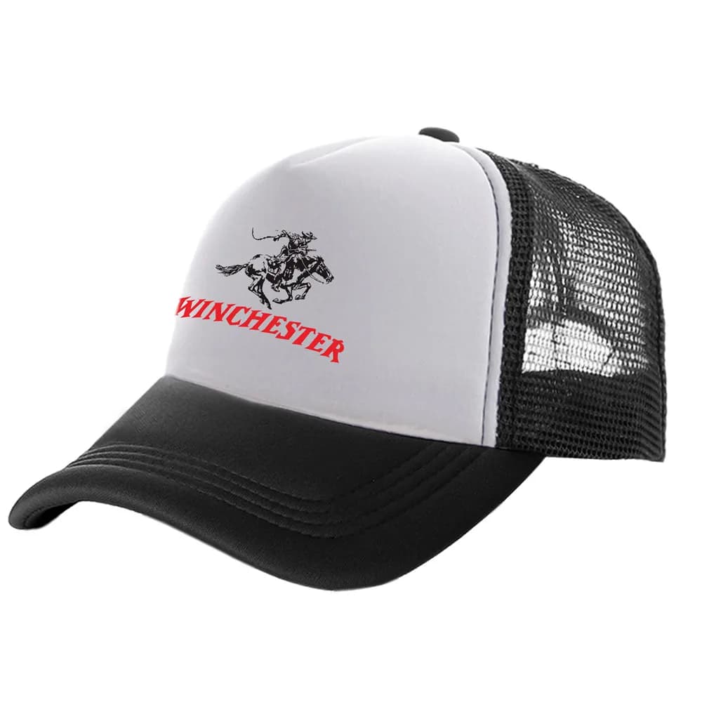 Casquette Winchester rifles trucker cap - Hommes unisexe mesh été - Chapeau baseball style pêcheur