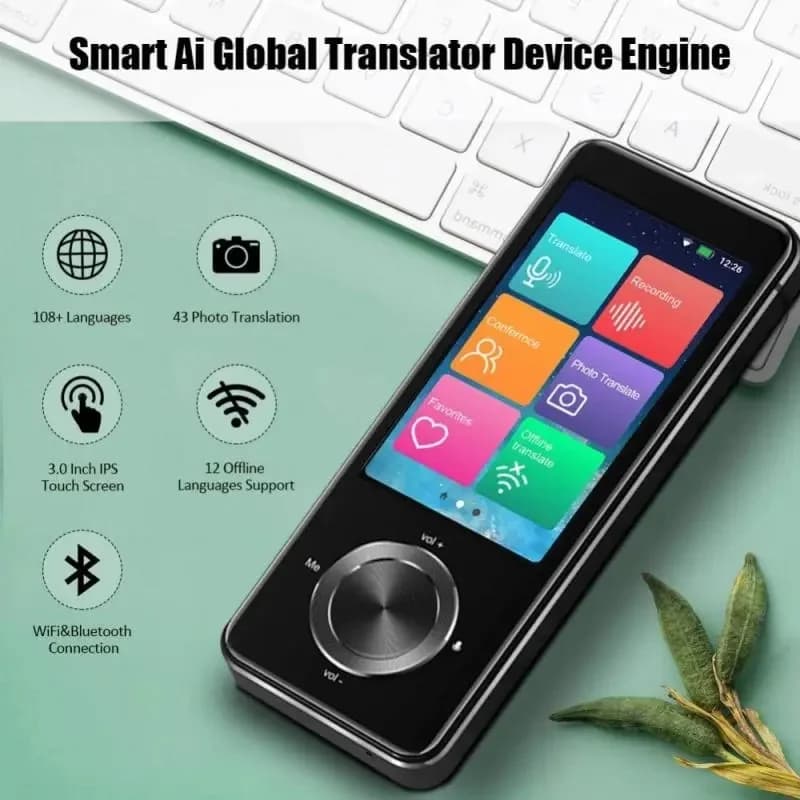 Traducteur vocal instantané M9 137 langues traduction hors ligne pour voyages pêche à l'étranger