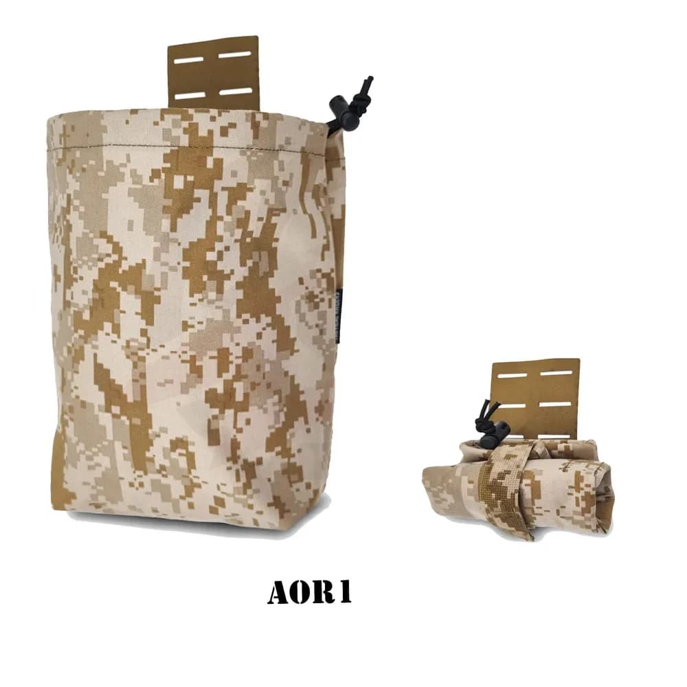 Pochette pliable tactique pêche - Sac recyclage déchets pliable KINETIC
