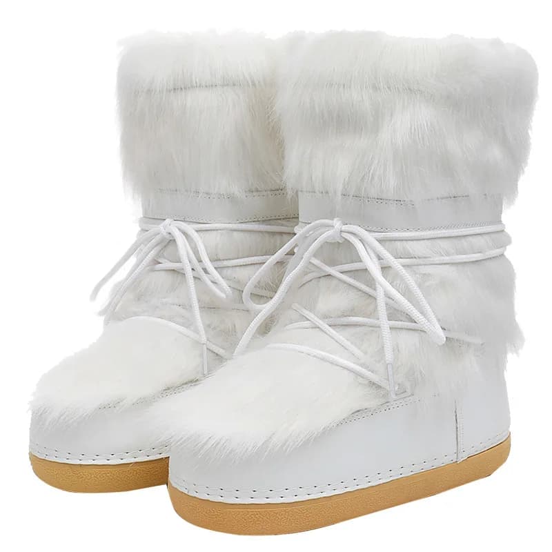 Bottes spatiales tendance pour femmes - Chaussures hiver étanches antidérapantes ski voyage