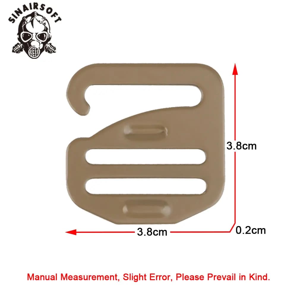 Crochets G pour équipement pêche tactique - Connecteur modulaire poches FCPC attache rapide airsoft