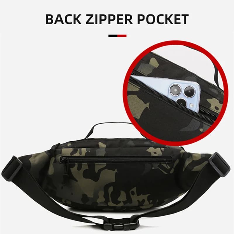 Sac ceinture pêche tactique étanche molle multifonction - Pour pêche, chasse et voyage militaire