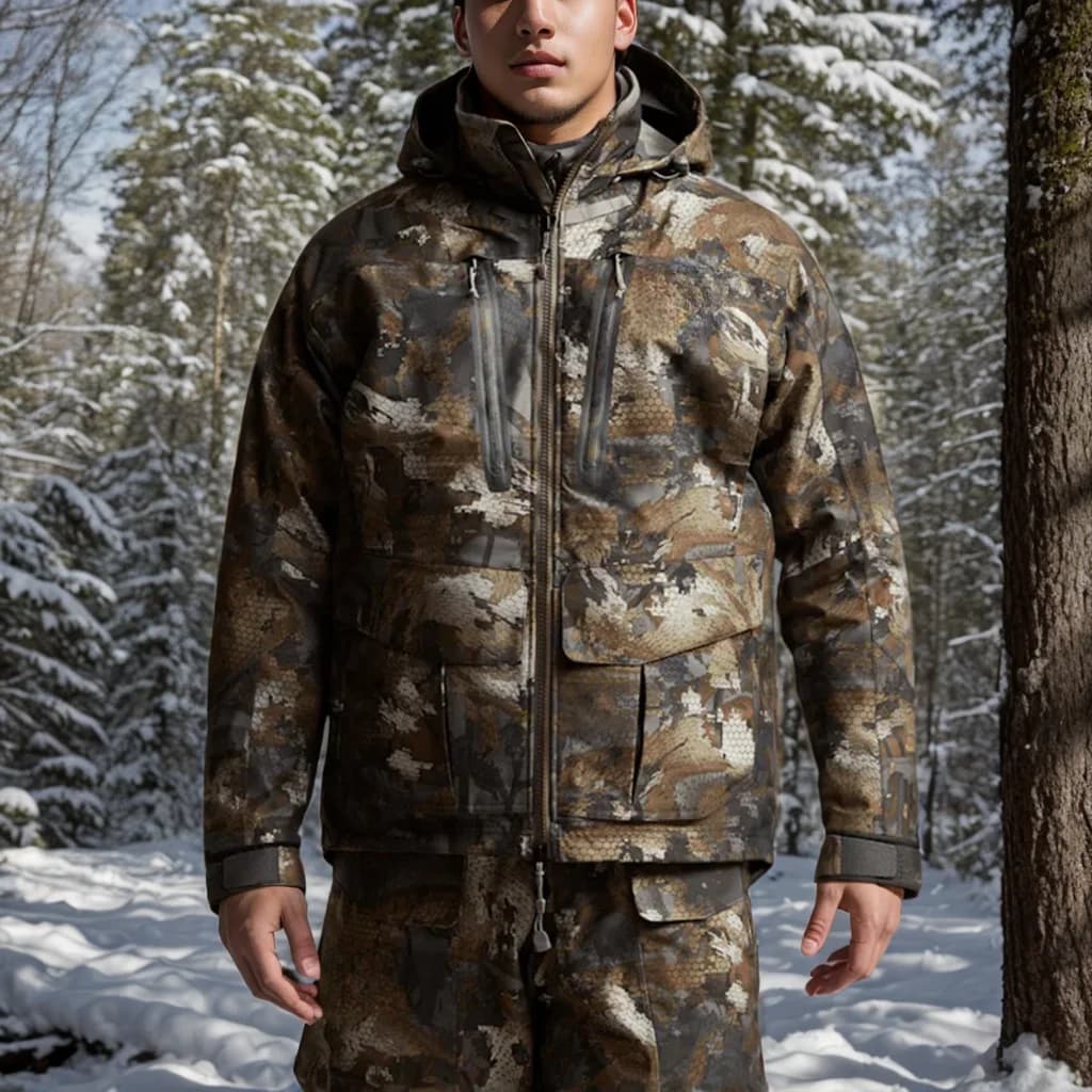 Veste de pêche hiver haute qualité homme imperméable isolation Hifad vêtements chasse