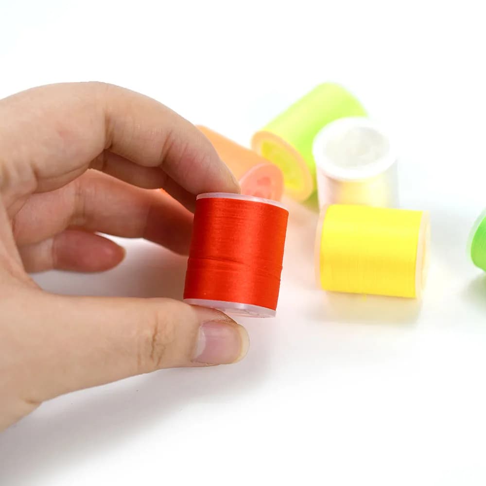Fil de montage de mouches MNFT 2 bobines, multi-filaments polyester 150D pour matériel pêche à la mouche
