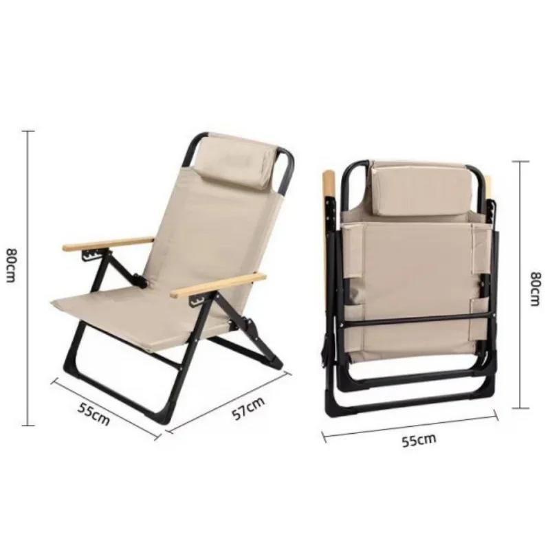 Fauteuil Kermit amélioré 5 positions réglables dossier haut pêche camping jardin transat
