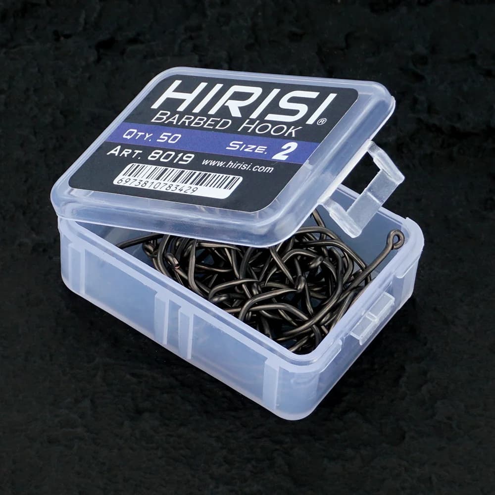 50 hameçons carpe forte puissance acier carbone PTFE anti-corrosion avec œillet et pointe acérée pour pêche sportive