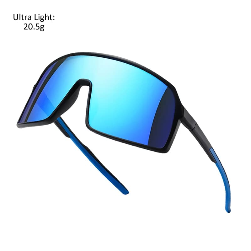 Lunettes sport polarisées photochromiques TR90 grand cadre - Pêche vélo MTB baseball protection UV400 homme femme