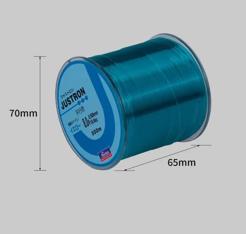 Ligne de pêche nylon 500m colorée bobine parallèle - Pour pêche du bord et pêche rocheuse